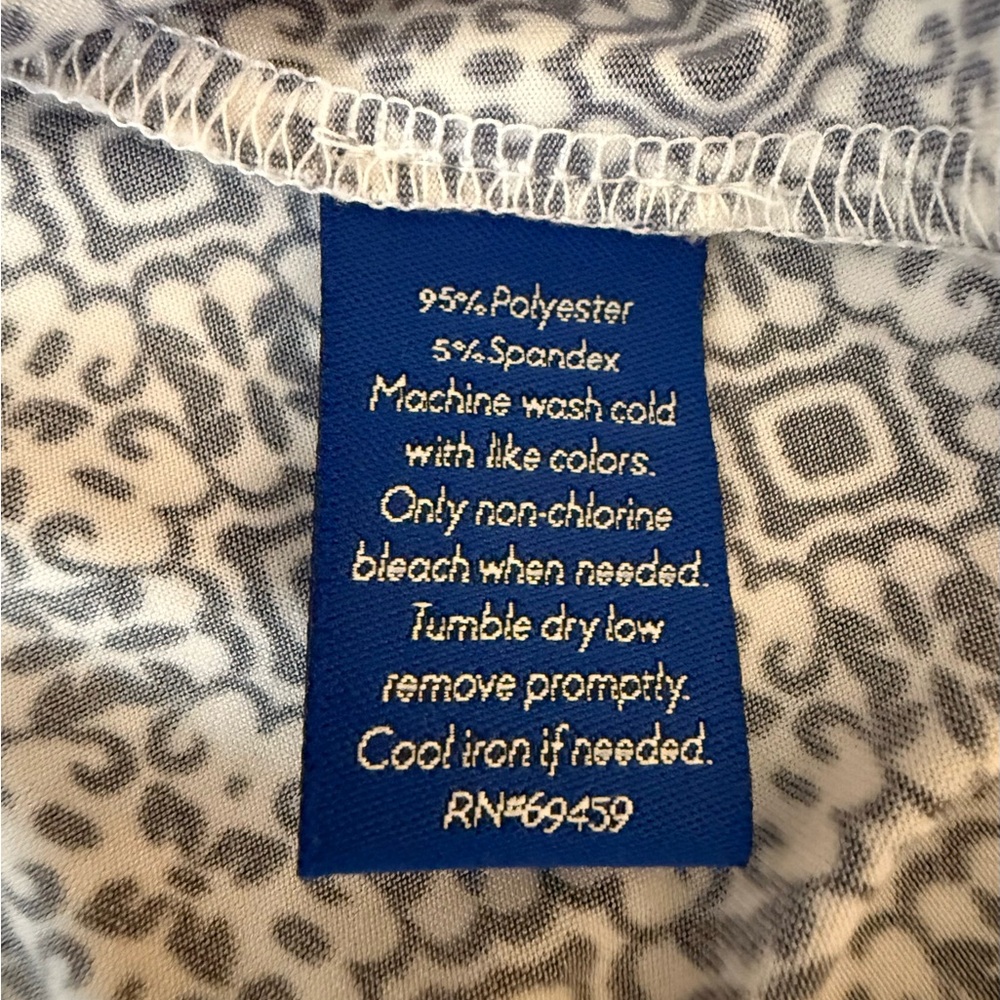 Apt. 9 Sleeveless Midi Dress Blue‎ White Patterned Size Small - Picture 5 of 9